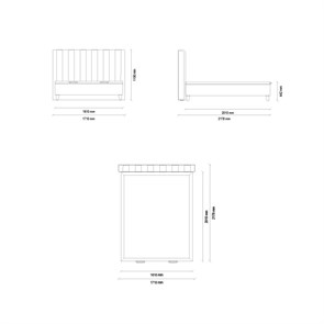 Основание кровати 150x200 ENZA HOME MEGA EH50105 EH50105