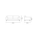 Диван двухместный ENZA HOME NETHA EH52103 EH52103 - фото 100764 Диван двухместный ENZA HOME NETHA EH52103 EH52103 - фото 100764