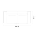 Диван двухместный  ENZA HOME PAVIA EH57408 EH57408 - фото 101088 Диван двухместный  ENZA HOME PAVIA EH57408 EH57408 - фото 101088