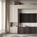 Книжный шкаф 60 см, 2 дверцы ENZA HOME Коллекция FIT & FLEX (ФИТ & ФЛЕКС) арт. EH74922 EH74922