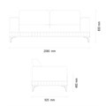 Диван двухместный ENZA HOME Коллекция PAVIA (ПАВИА) арт. EH57352 EH57352
