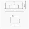 Диван кровать трехместный ENZA HOME Коллекция NUVOLA (НУВОЛА) арт. EH75359 EH75359