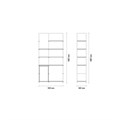 Книжный шкаф (норка) ENZA HOME HAMPTON EH59245 EH59245 - фото 67936 Книжный шкаф (норка) ENZA HOME HAMPTON EH59245 EH59245 - фото 67936
