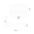 Кровать 160x200 ENZA HOME ELEGANTE EH20179 EH20179