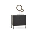 Комод с 3 ящиками черный ENZA HOME LEGATO EH59519 EH59519 - фото 83044