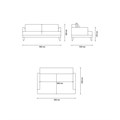 Диван кровать двухместный ENZA HOME FIORE EH52335 EH52335 - фото 98476 Диван кровать двухместный ENZA HOME FIORE EH52335 EH52335 - фото 98476